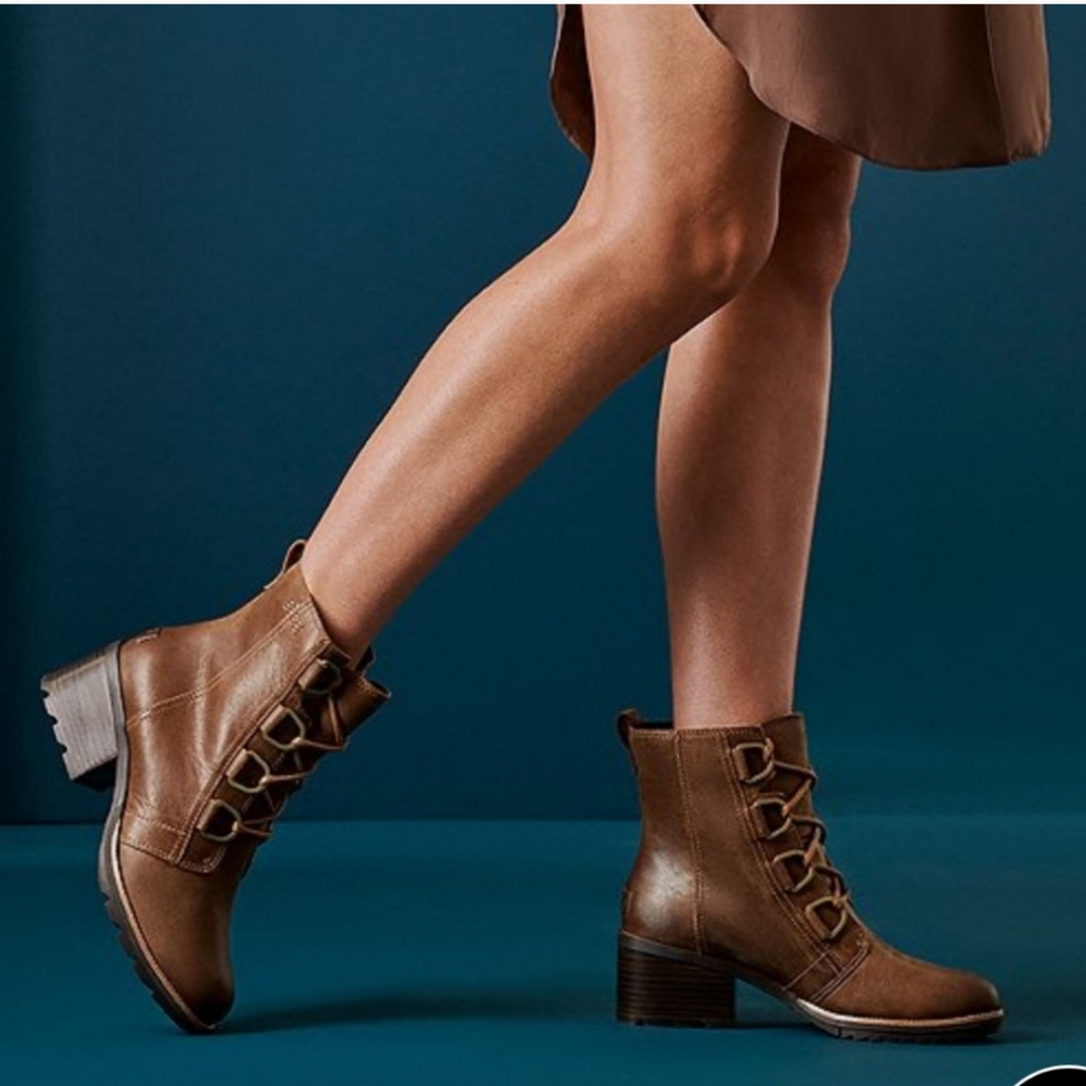 *LAST 1*NEW Sorel Cate Lace Up Waterproof Boot - Picture 3 of 8